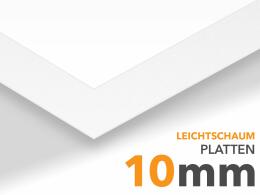 Leichtschaumplatten 10mm in weiss