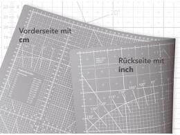 Patchworkmatte grau